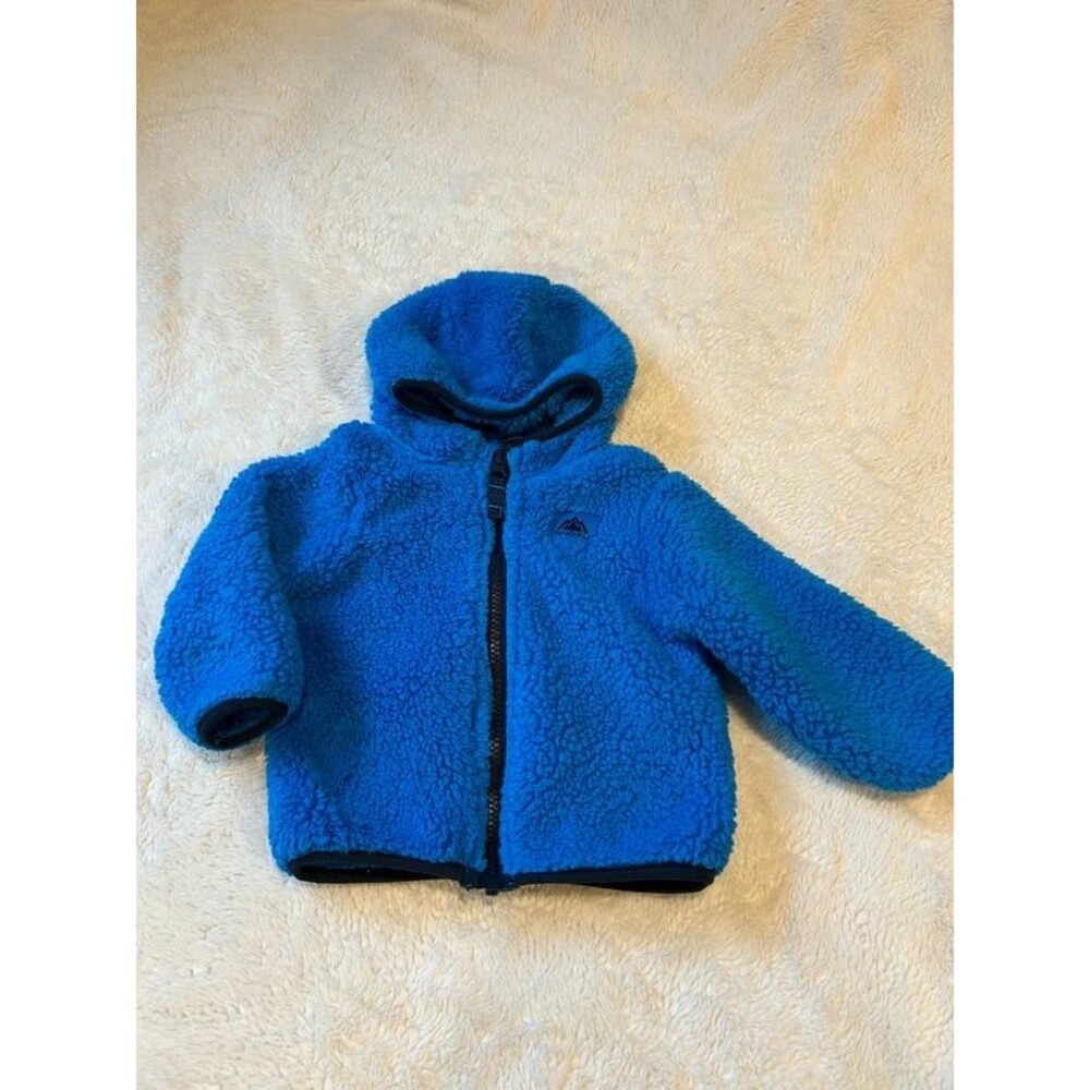 Snozu 9-12M Baby Boy Blue Fuzzy Warm Jacket